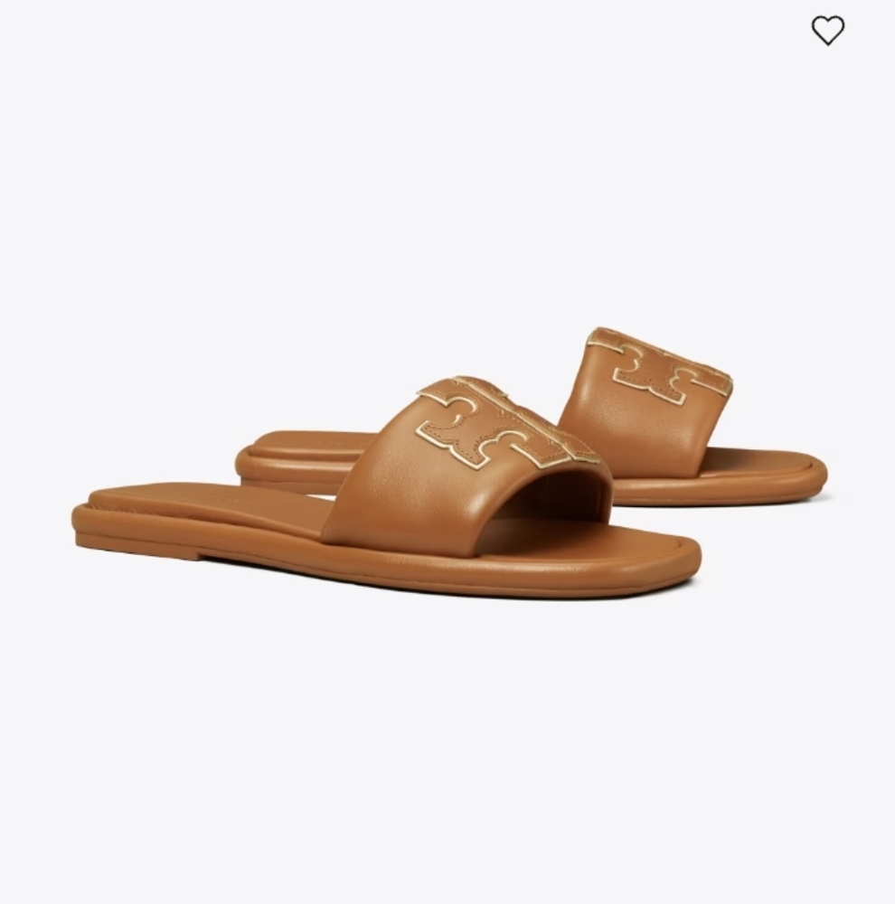 Leather Slide Tory Burch Like New